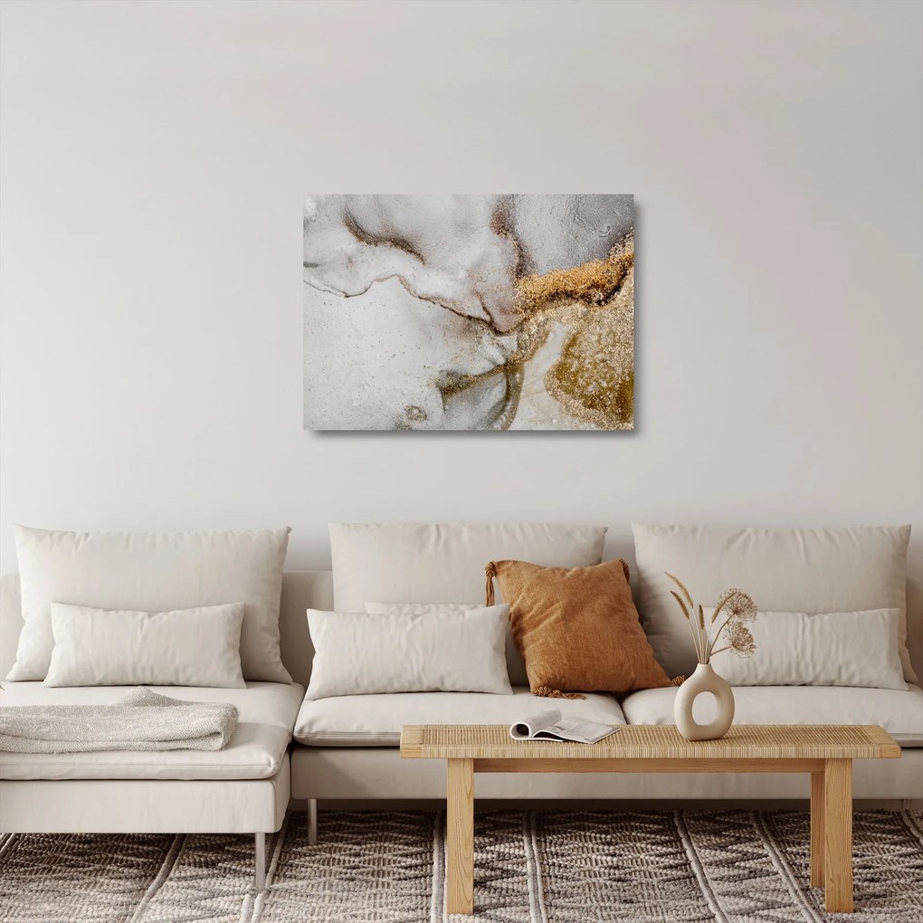 Obraz na szkle - Atrament marmurkowy (70x50 cm)