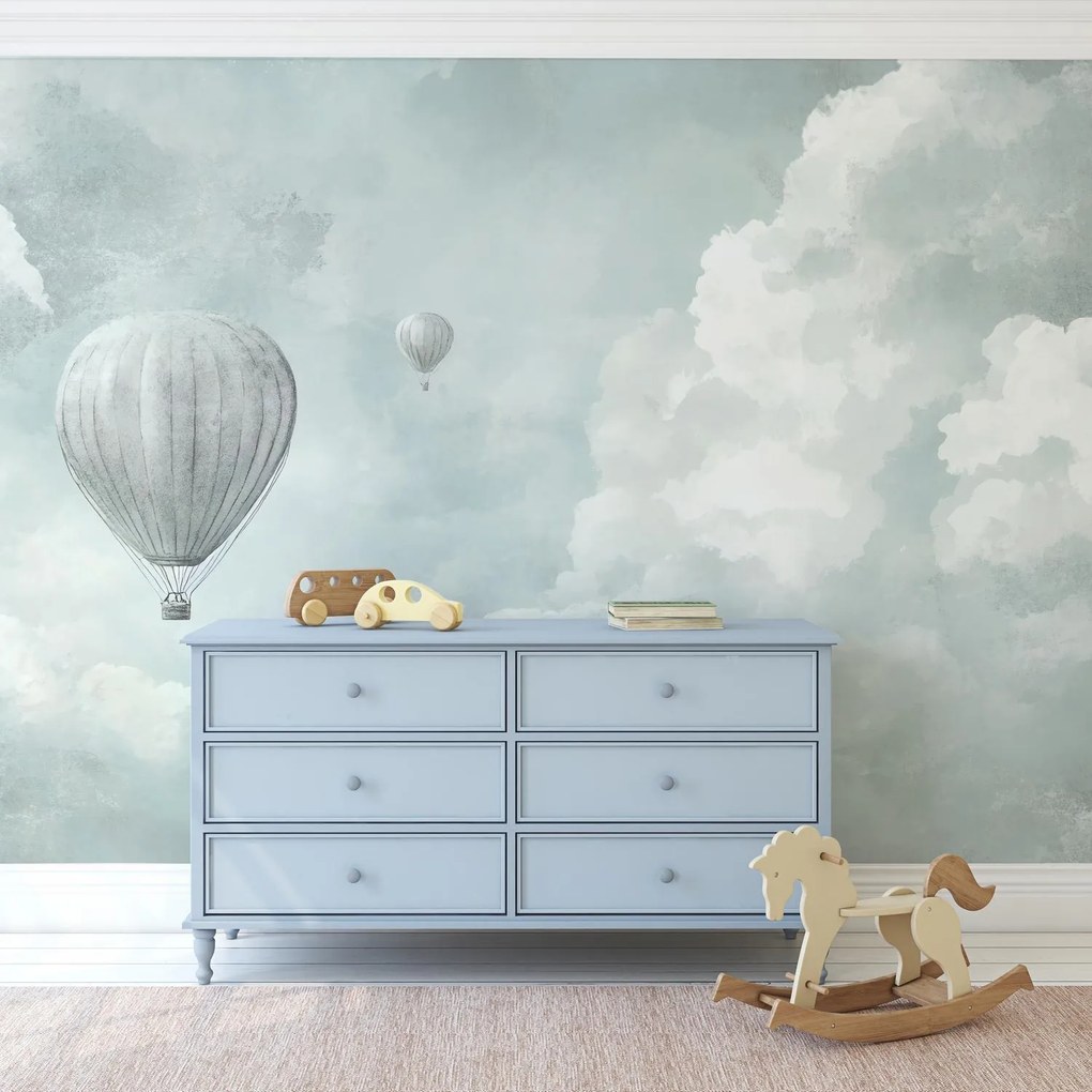 Fototapeta - Balony na niebie (196x136 cm)