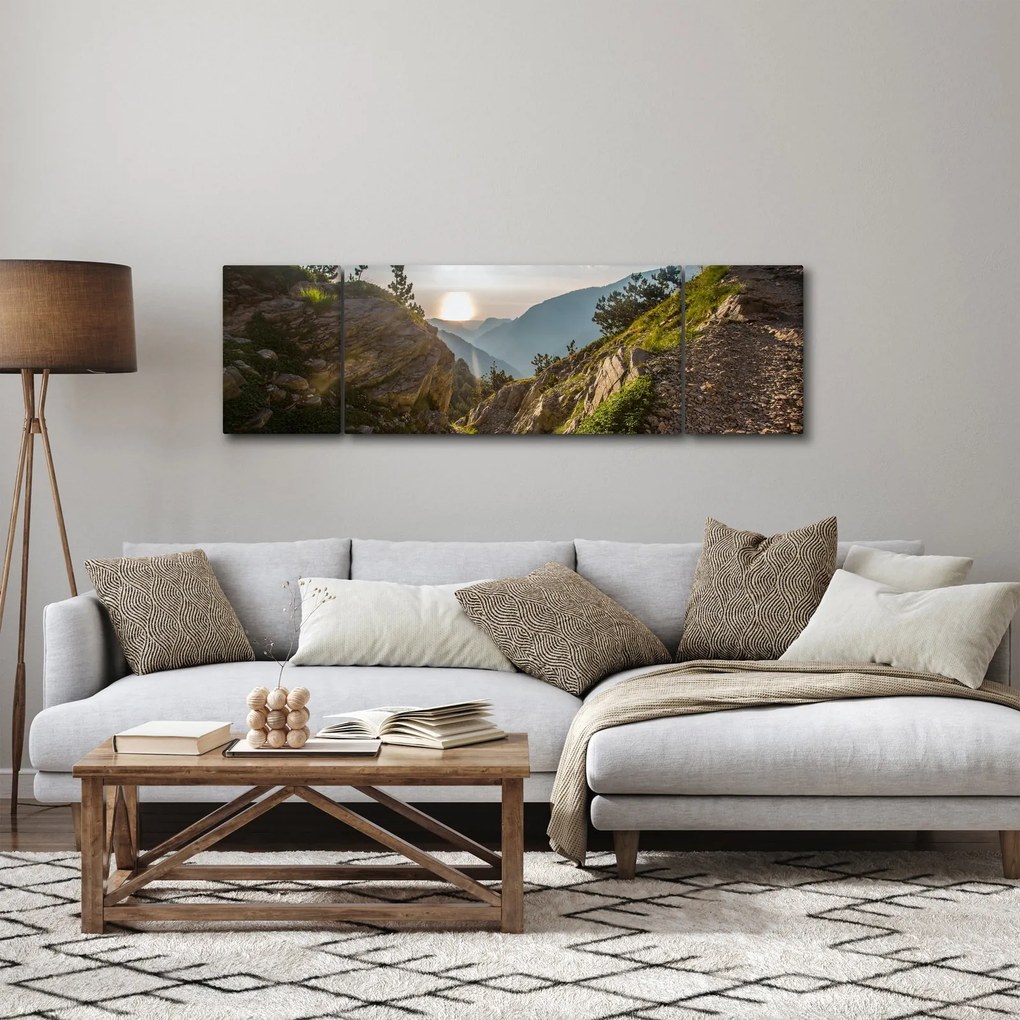 Obraz - Góra Olimp (170x50 cm)
