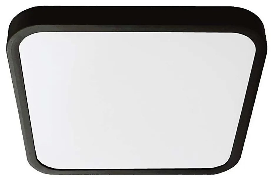 LED sufitowa lampa łazienkowa 48W 230V IP44 3000K 42x42 cm czarna