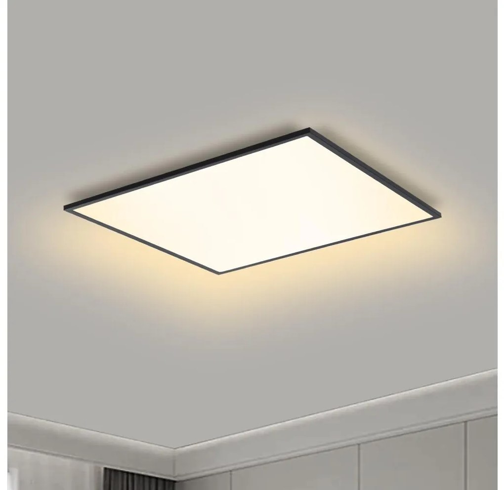 Brilagi - Ściemnialne oświetlenie LED SLIMFRAME LED/36W/230V 45x45 cm czarny + pilot