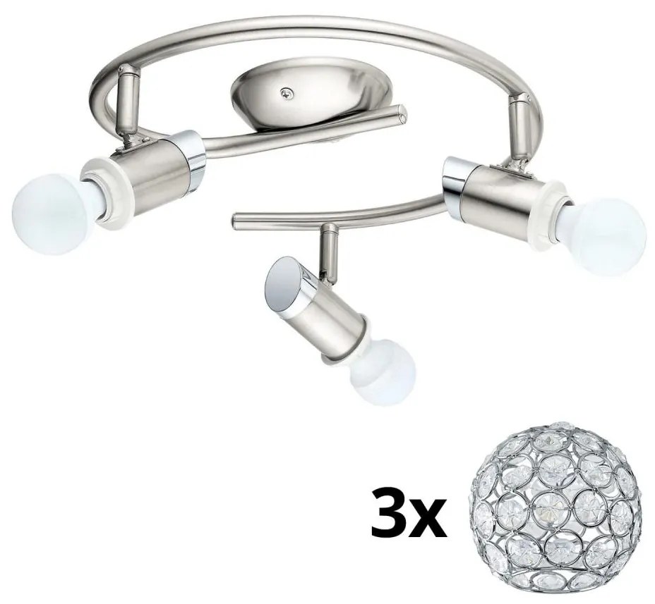 Eglo - LED reflektor MY CHOICE 3xE14/4W/230V chrom