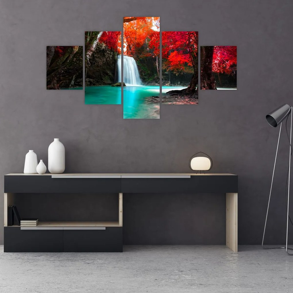 Obraz - Wodospad (125x70 cm)