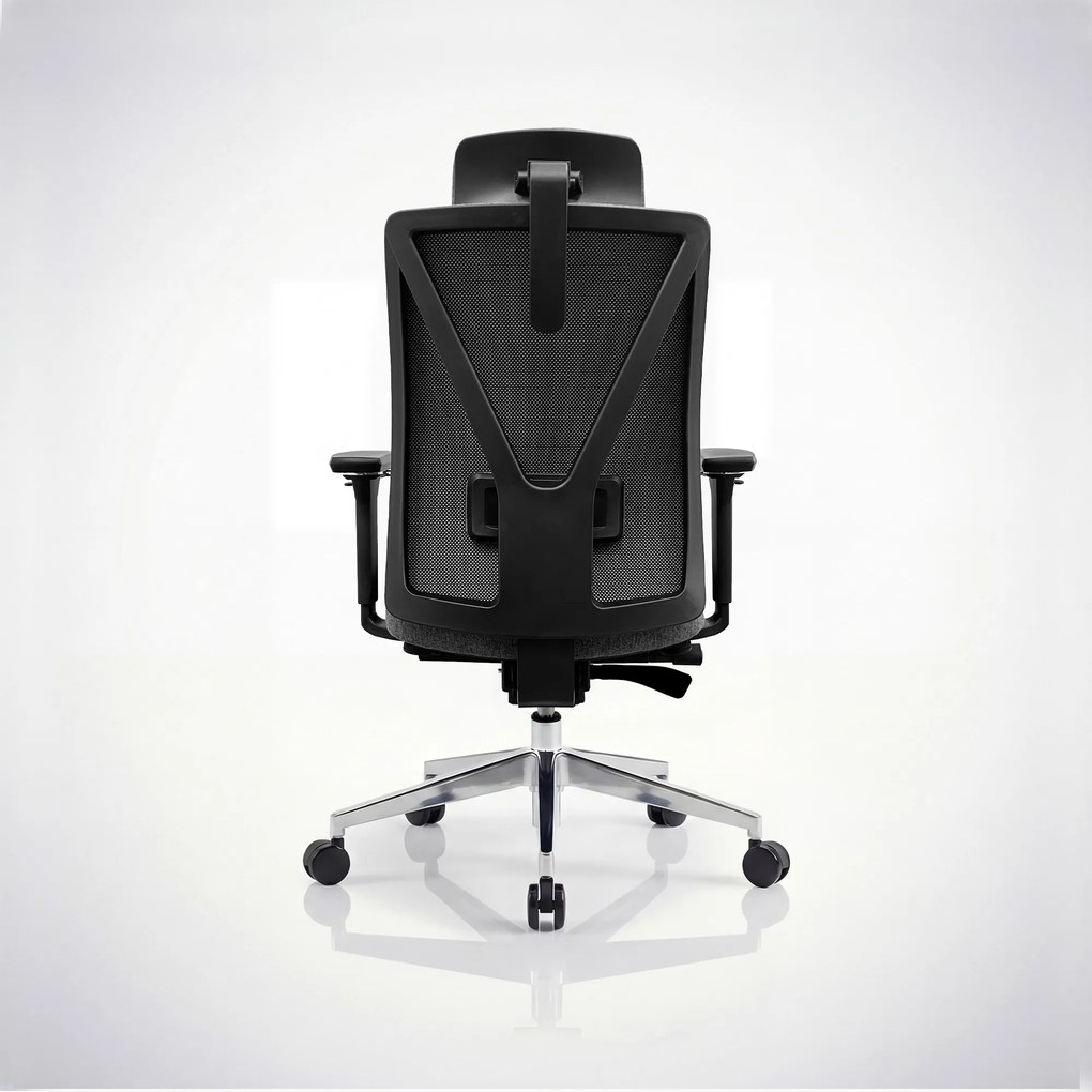 Fotel biurowy ergonomiczny ciemnoszary VECTOR