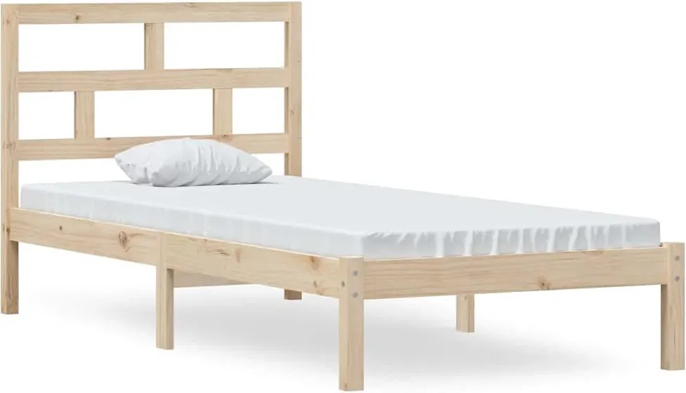 Pojedyncze łóżko z naturalnej sosny 90x200 N7-Z99