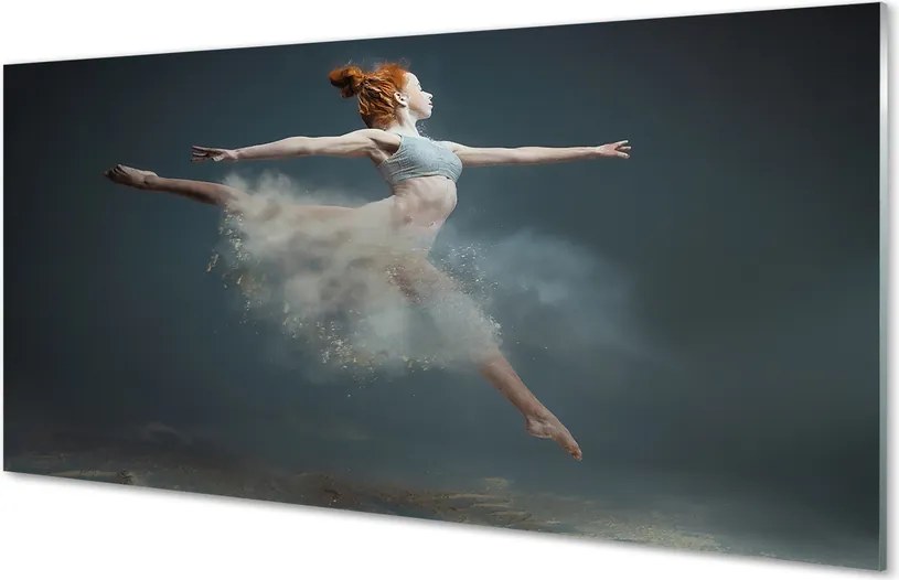 Panel szklany do Kuchni Ekspresja Tańca w Dymie