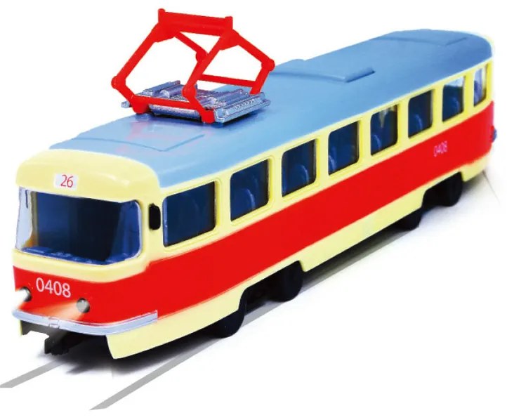 Rappa Tramwaj z dźwiękiem i światłem, 28 cm