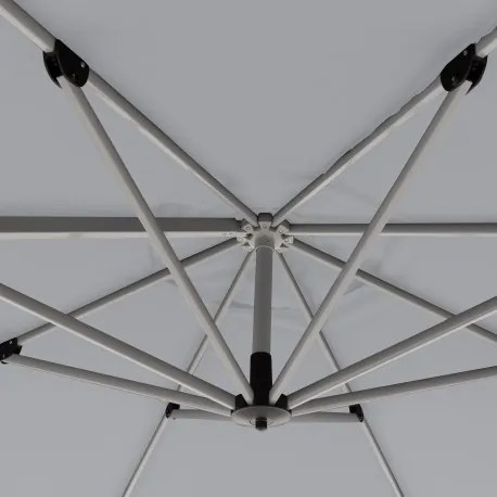 ACTIVE 370 cm - wahadłowy parasol ogrodowy z drążkiem bocznym : Substancja Desen - 827