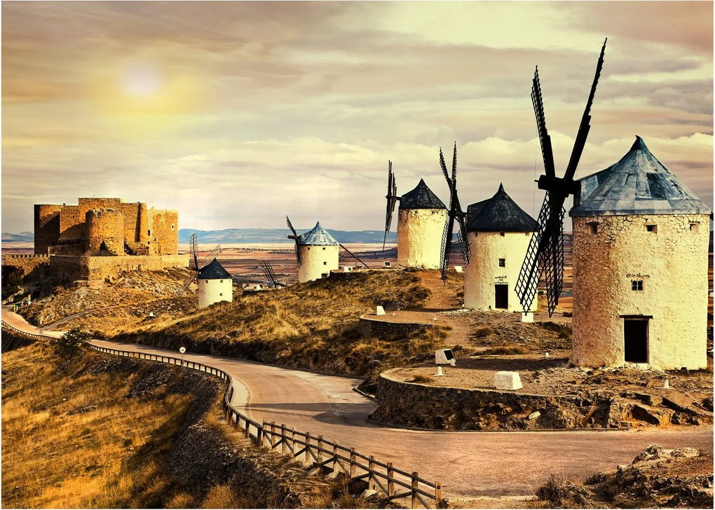 Obraz - Wiatraki (70x50 cm)