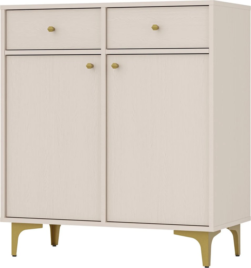 Komoda TORINO 84 cm do Salonu Sypialni Odcienie beżu