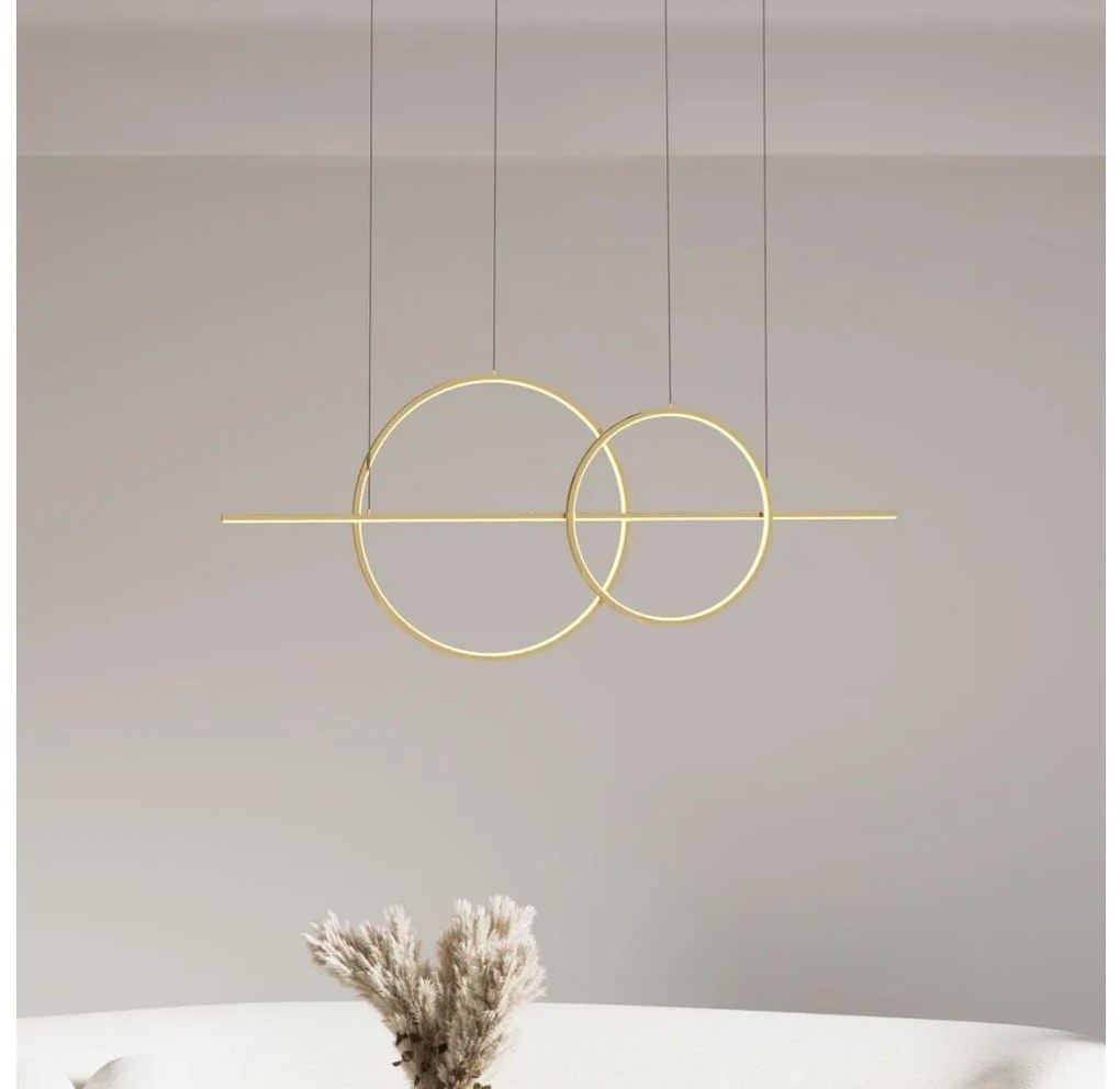 Zuma Line MD7358-2A-3GT - LED lampa CHOLET LED/34W/230V złota