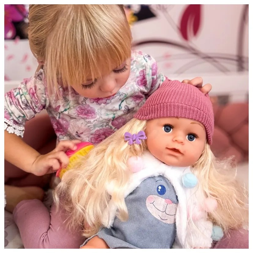 Woopie royal lalka interaktywna zosia w czapce 43 cm + akc.