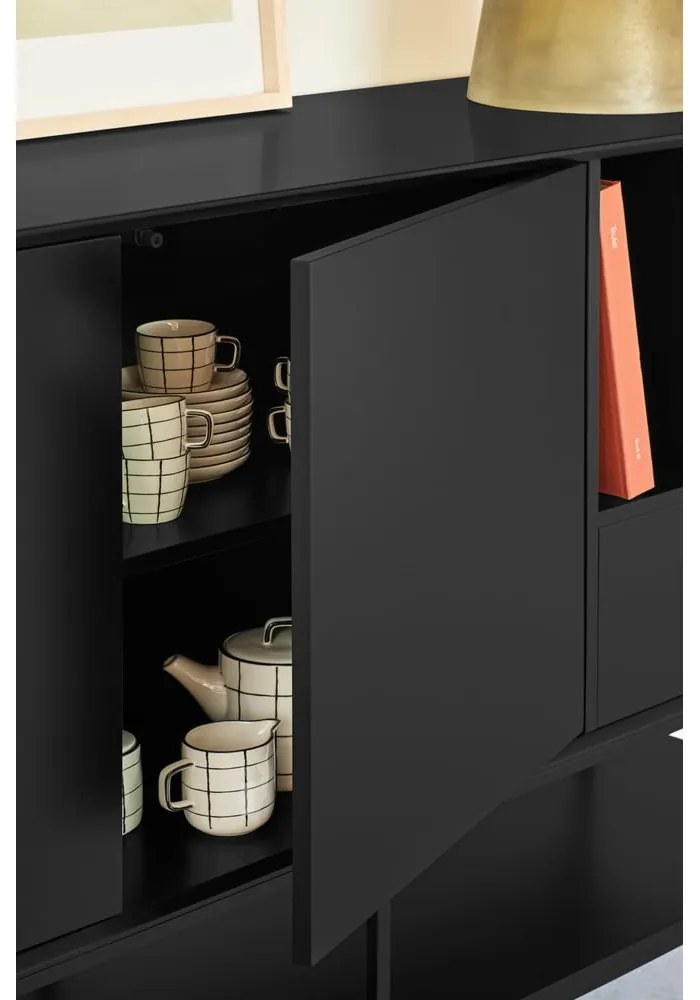 Kremowa komoda 220x98x45 cm Platt – Teulat