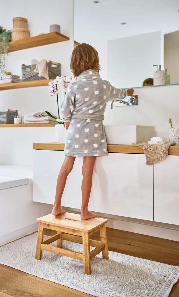 Stopień bambusowy, 38,5 x 26 x 25 cm