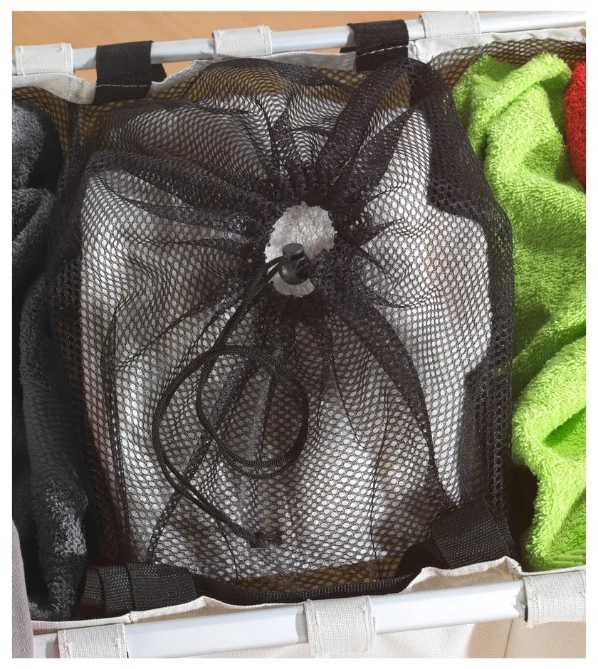 Beżowy kosz na pranie Wenko Trio, 130 l
