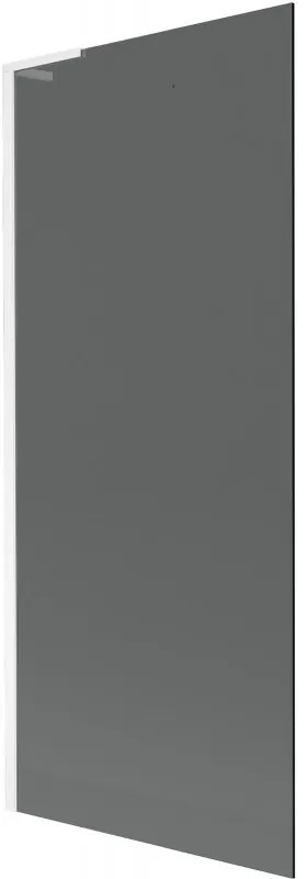 Mexen Next L parawan nawannowy 1-skrzydłowy 80 x 150 cm, grafit, biały - 895-080-000-03-40-20