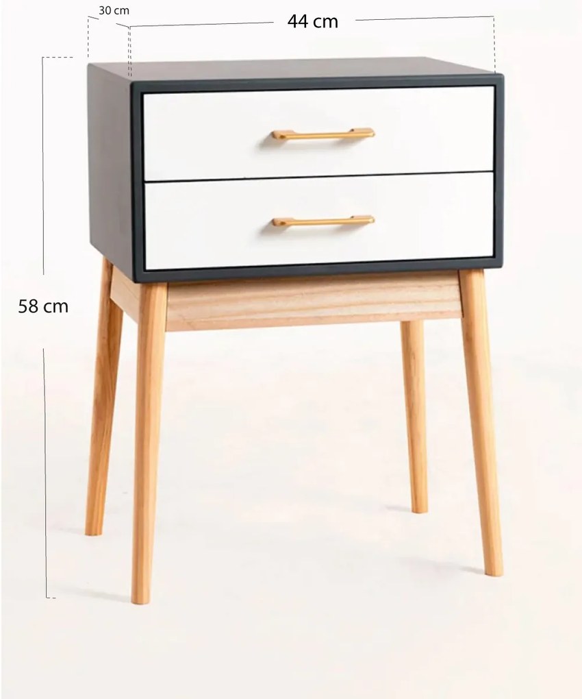 Stó Sen z 2 szufladami