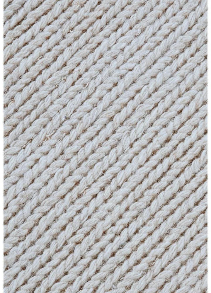 Biały wełniany chodnik tkany ręcznie 80x200 cm Francois – Villeroy&amp;Boch