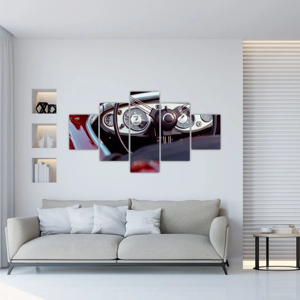 Obraz - Szczegół samochodu (125x70 cm)