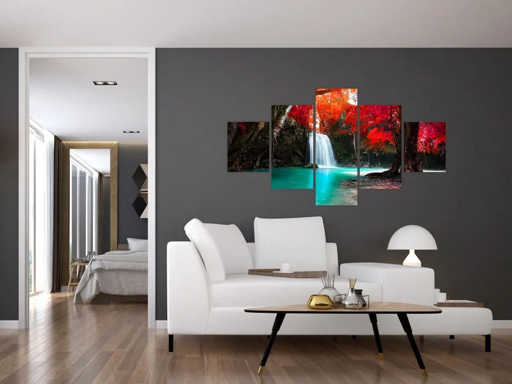 Obraz - Wodospad (125x70 cm)