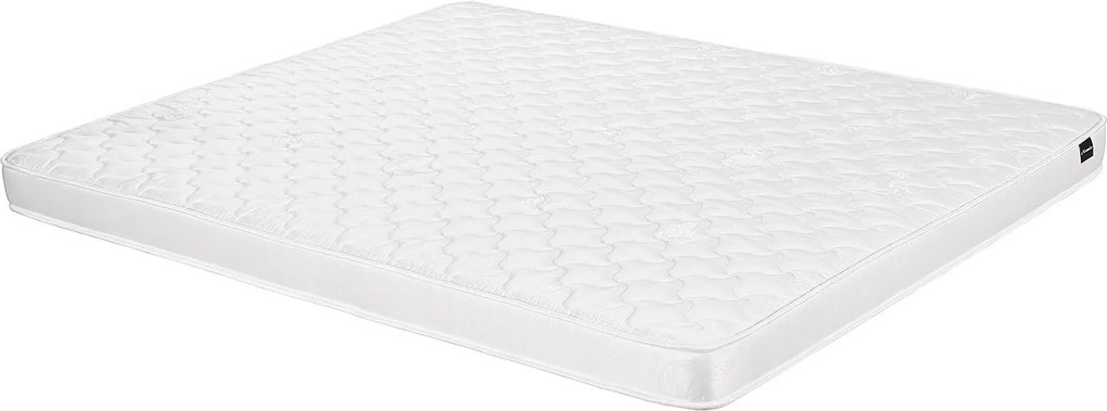 Zestaw 120 x 200 cm stelaż z białą skrzynią + materac piankowy o grub. 15 cm - DANAE II marki YSMÉE