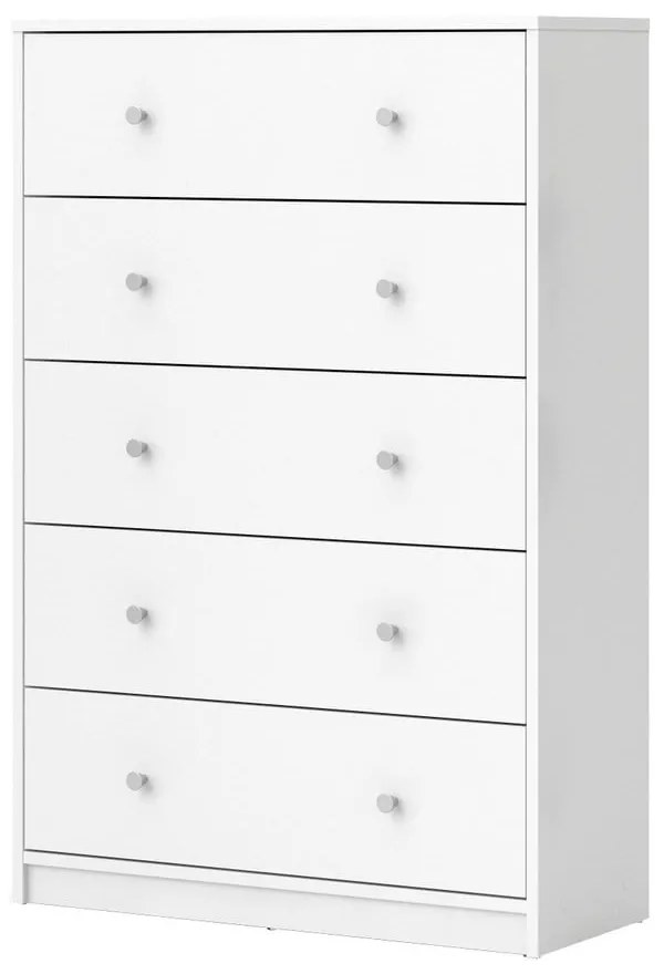 Biała komoda 72x108x30 cm May – Tvilum