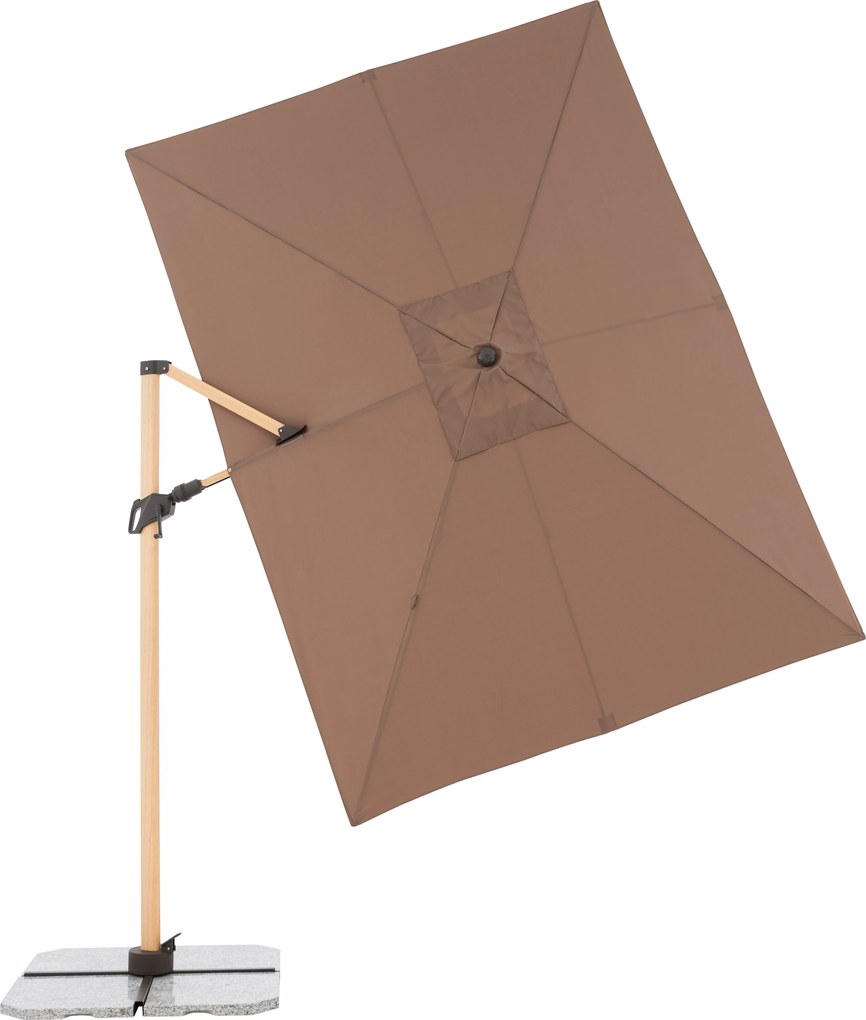 Doppler ALU WOOD 300 x 220 cm brązowa