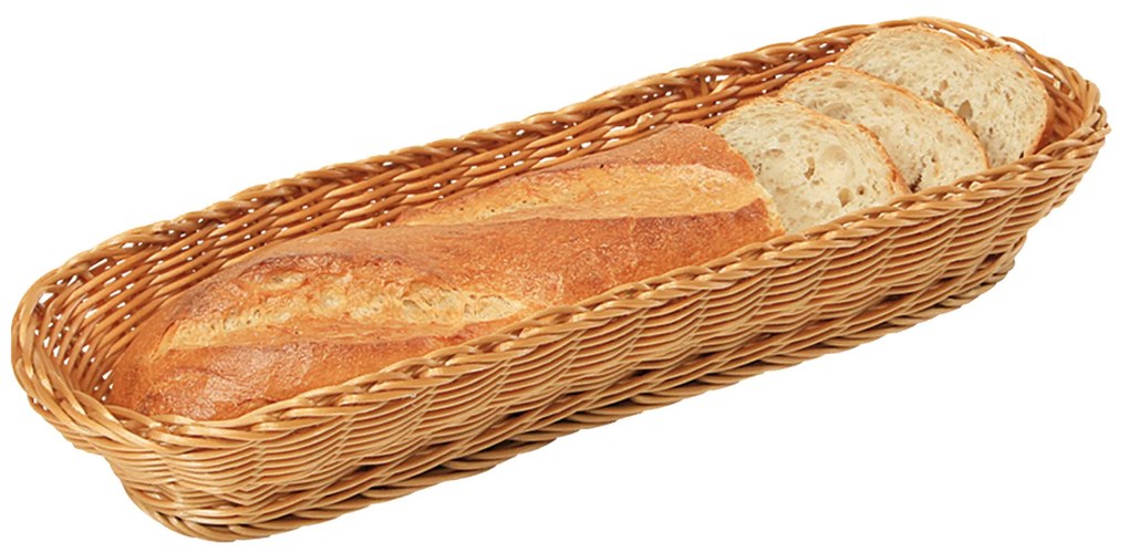 Koszyk owalny na pieczywo, bagietkę, 42 x 16 cm, Kesper