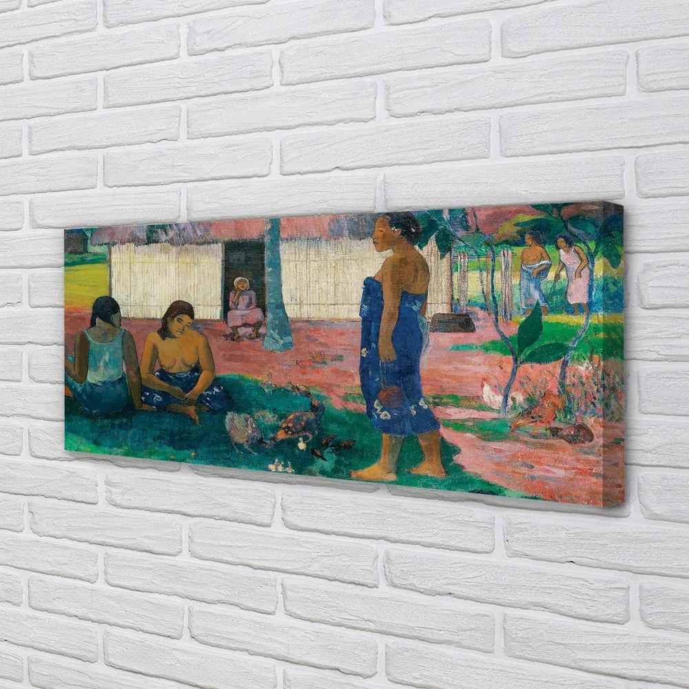 Obraz na płótnie No te aha oe riri (Dlaczego jesteś zły?) - Paul Gauguin