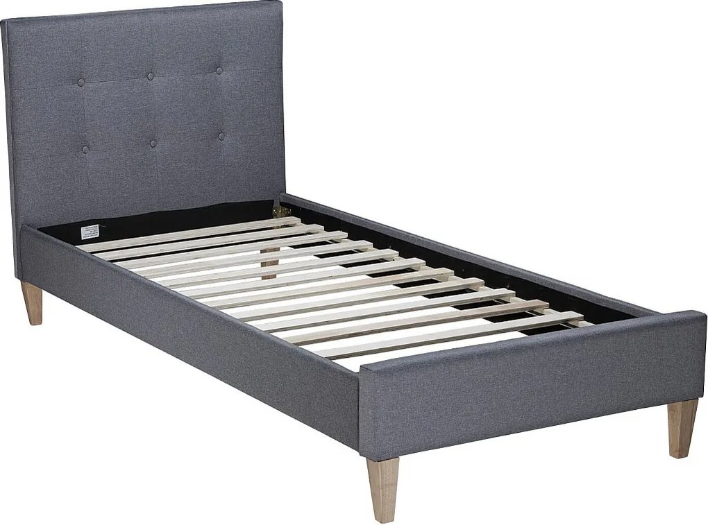 Stelaż łóżka 90x200 cm Szary