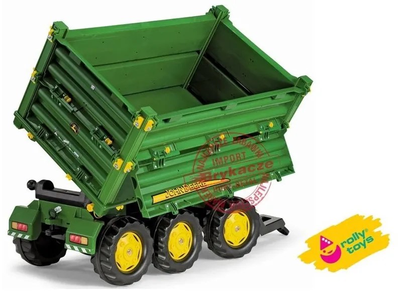 Rolly toys przyczepa wywrotka rolly multi john deere 3 osiowa