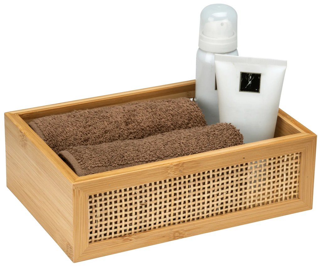 Taca na kosmetki ALLEGRE BAMBOO, 22 x 7 x 15 cm, WENKO