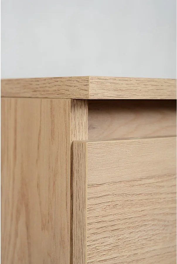 Meble łazienkowe 140 cm (2 X 60 + 20) + TOP, Kolor: Jasny Dąb, 140 x 60,7 x 46 cm