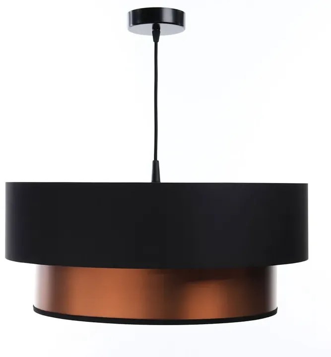 Lampa wisząca z dwuczęściowym abażurem - 7X S431 M8-E51
