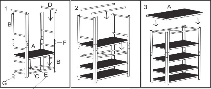 Regał metalowy magazynowy 180x90x40 cm – półki regulowane