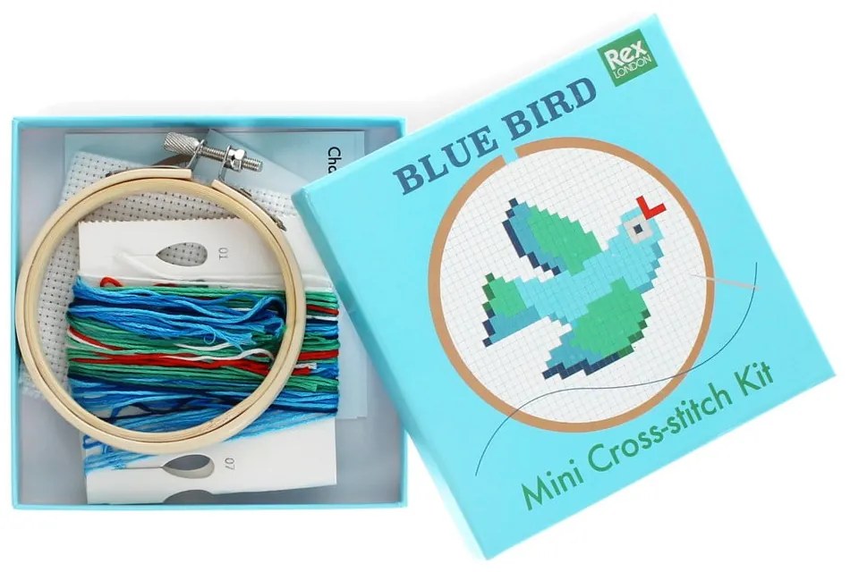 Zestaw kreatywny Cross-stitch Kit Blue Bird – Rex London