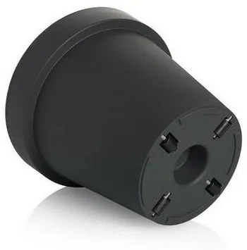 Gardenico Doniczka Metro Twist 'n' Roll antracyt, 29 x 26,5 cm