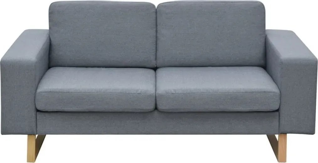 Jasnoszara, awangardowa sofa dla dwóch osób – Moyox 3X