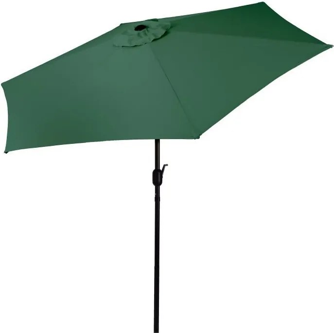 Duży parasol ogrodowy łamany, skośny SL-UM003C, zielony