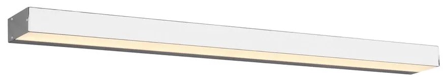 Kinkiet LED w kolorze błyszczącego srebra (dł. 90 cm) Rocco – Trio
