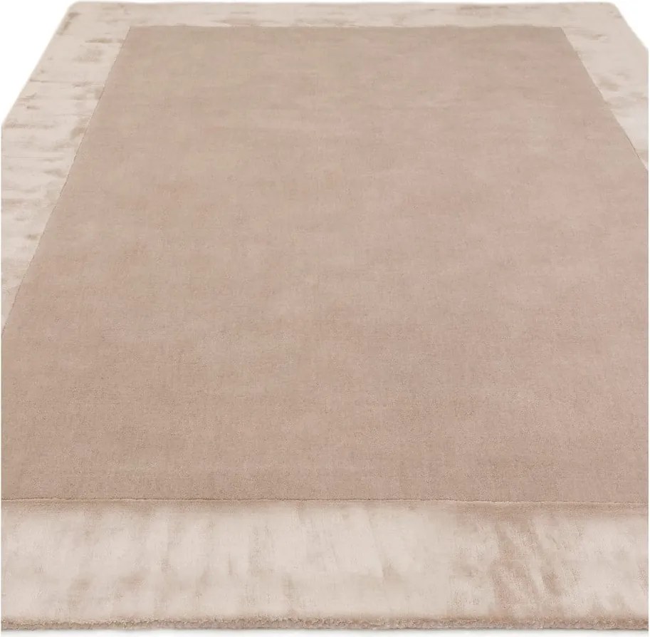 Beżowy dywan z mieszanki wełny tkany ręcznie 160x230 cm Ascot – Asiatic Carpets