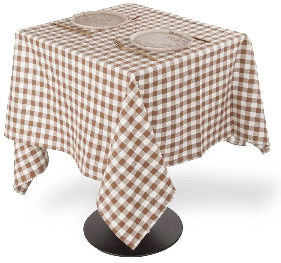 Bawełniany obrus 150x150 cm Gingham – Tiseco Home Studio