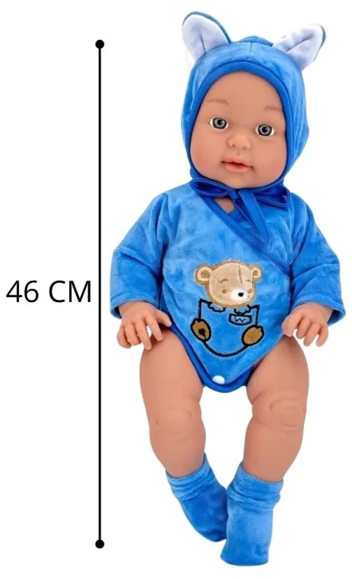Woopie royal lalka bobas w ubranku misio 46 cm