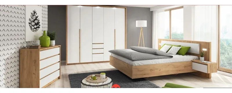 Pojemna komoda z szufladami Lux sypialniana