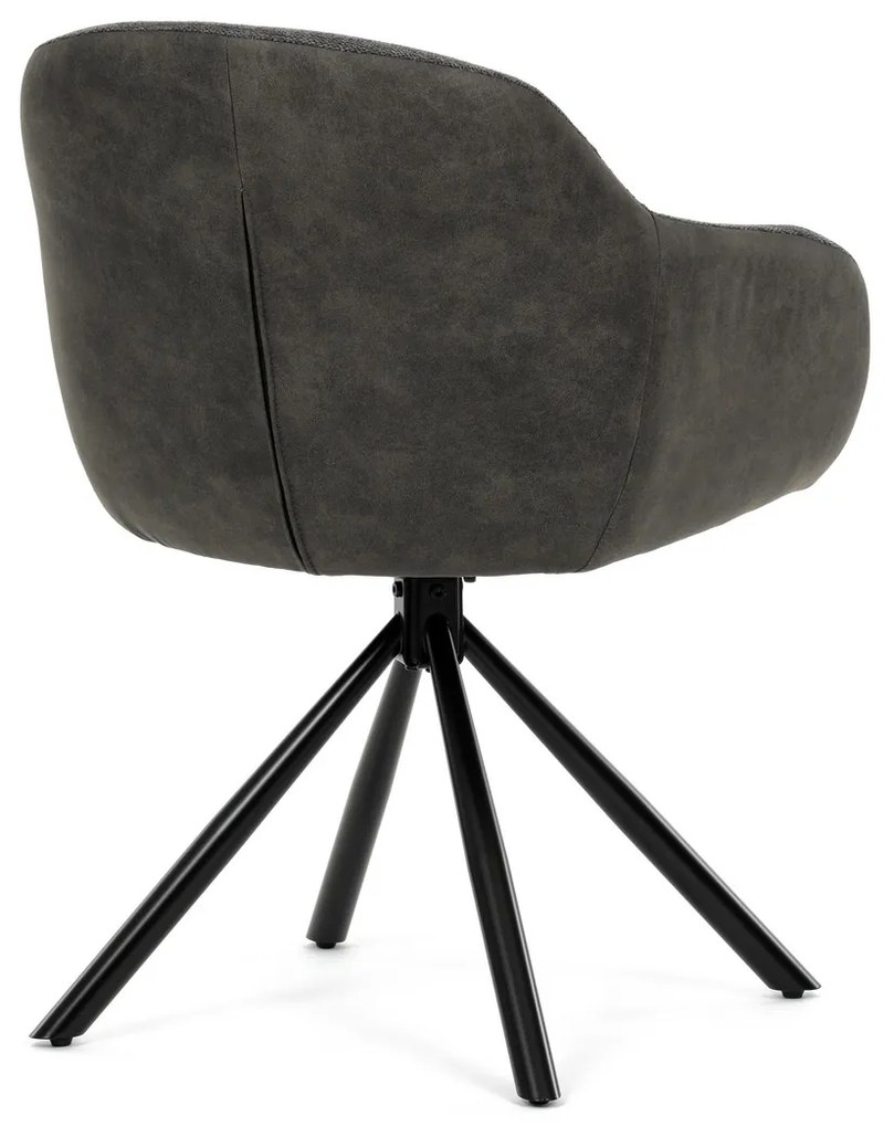 Zestaw krzeseł obiadowych z mechanizmem powrotnymDCH-Y1143 GREY2, 2 szt.