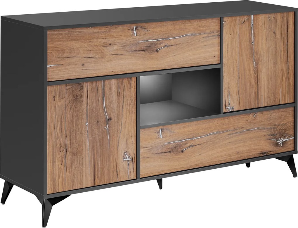 Industrialna komoda z oświetleniem Venice 4D