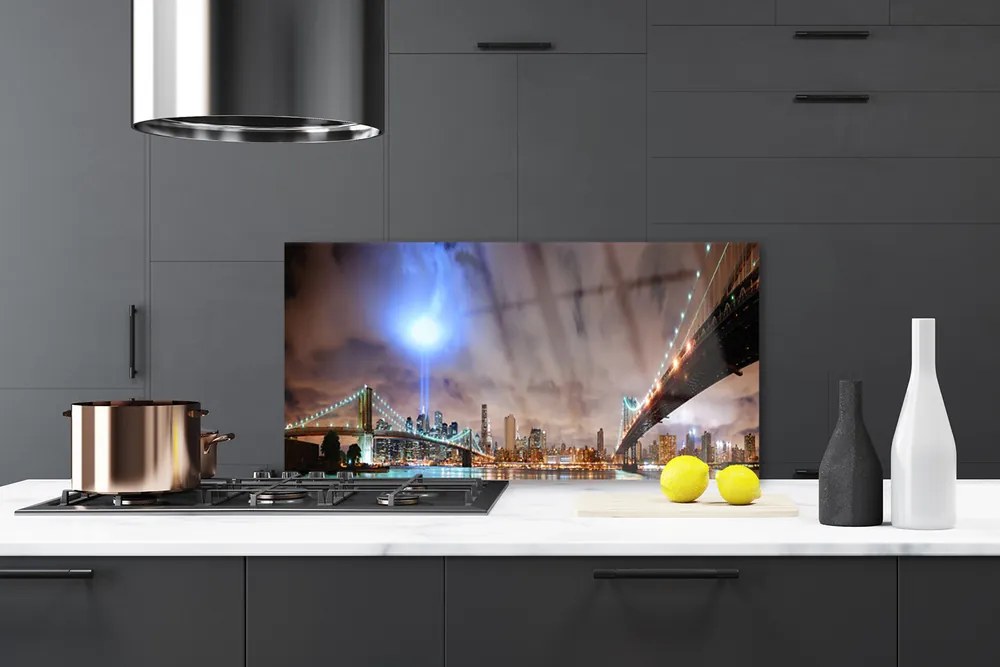 Panel Kuchenny Stalowy Most O Poranku