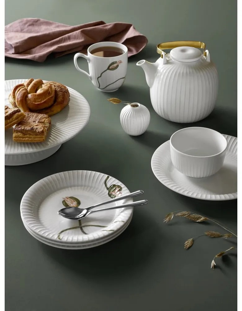 Biały porcelanowy dzbanek do herbaty Kähler Design Hammershoi, 1,2 l