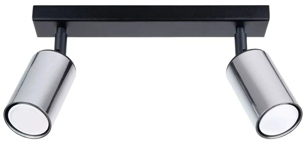 Listwa oświetlająca WINX 2 czarna/chrom SOLLUX  LIGHTING