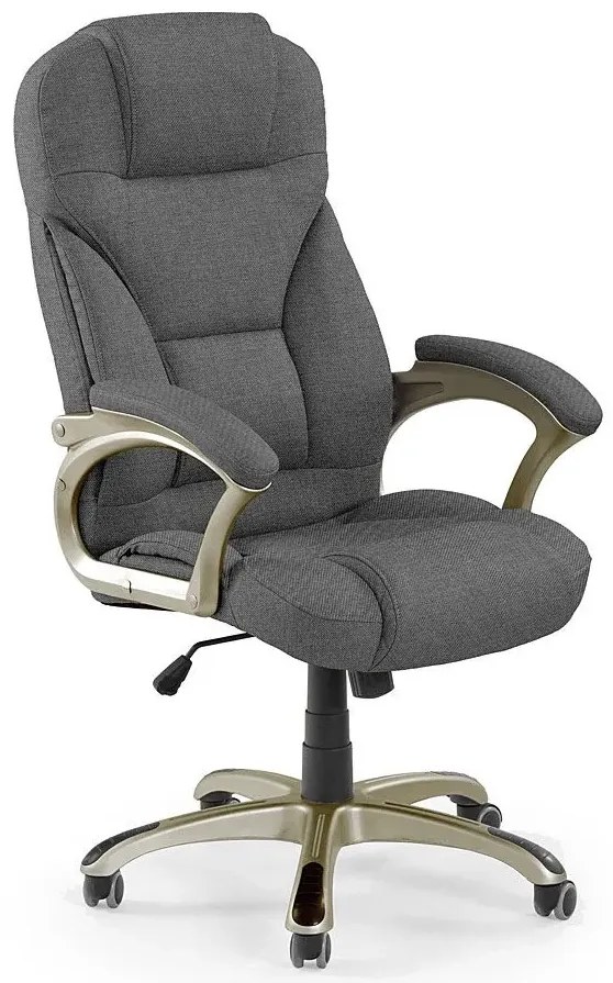 Biurowy Fotel Obrotowy Ciemny Popiel K3-T48